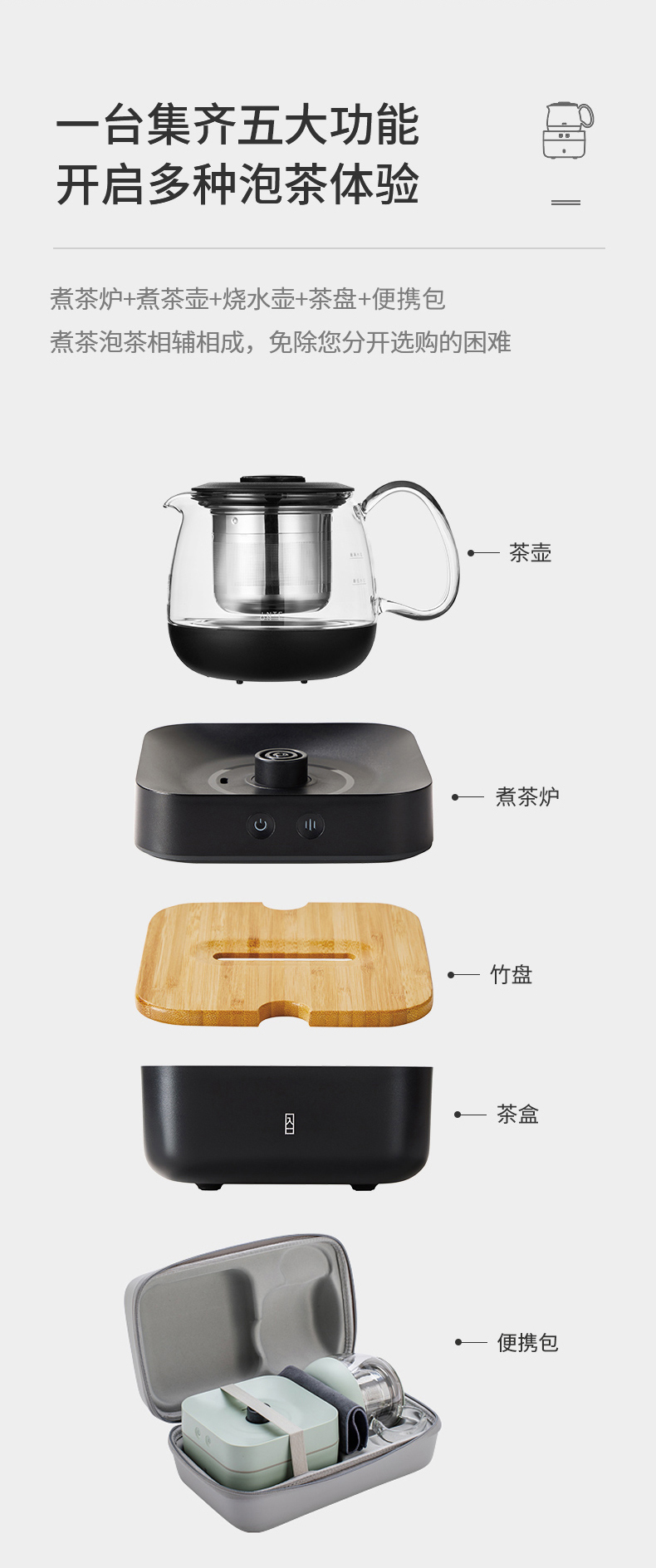 入一T-box茶合Mini（煮茶器）(图2)